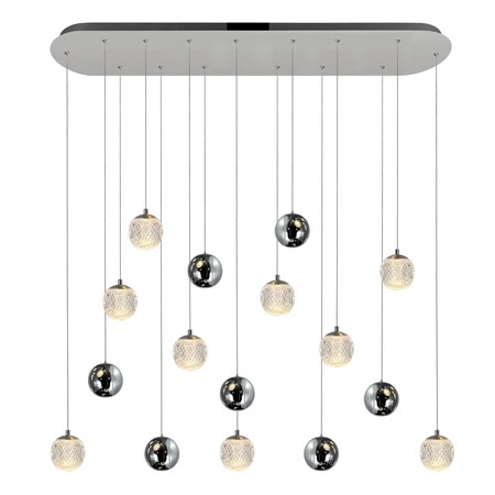Cwi Lighting Siena 9 Light Chrome Chandelier 1679P40-9-601-RC
